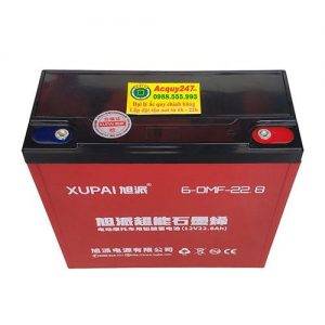 Ắc quy xe máy điện Xupai 12V-20Ah (6-DZM-20)