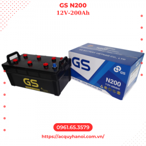 BÌNH GS N200 (12V-200AH)
