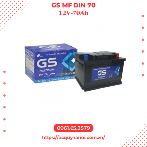 Ắc quy GS 12V 70AH DIN70L LBN