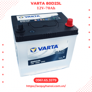 Ắc quy Varta 80D23L (12v - 70Ah)