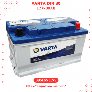 Ắc quy Varta DIN 58014 (12v - 80Ah)